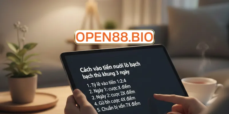 Cách vào tiền nuôi lô bạch thủ khung 3 ngày