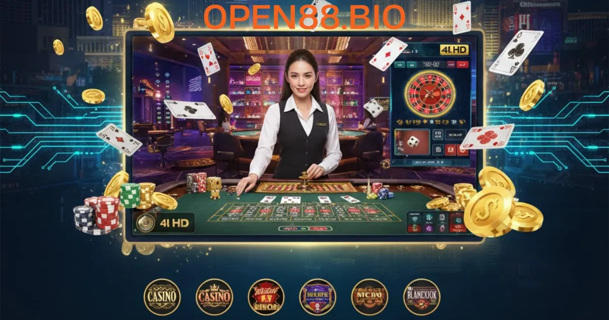 OPEN88 - Trang Chủ OPEN88.COM Mới Nhất | Đăng Ký +88K Sảnh casino với người thật chia và và livesteam thời gian thực