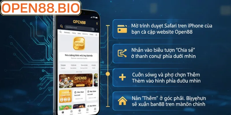 Hướng Dẫn Tải App Open88: Cá Cược Mượt Mà 2026 Cài đặt tiện ích ứng dụng Open88 trên thiết bị iOS